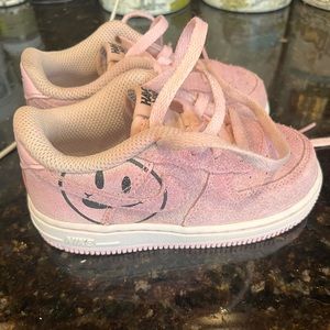 Nike toddler girl have a nice day air force 1.